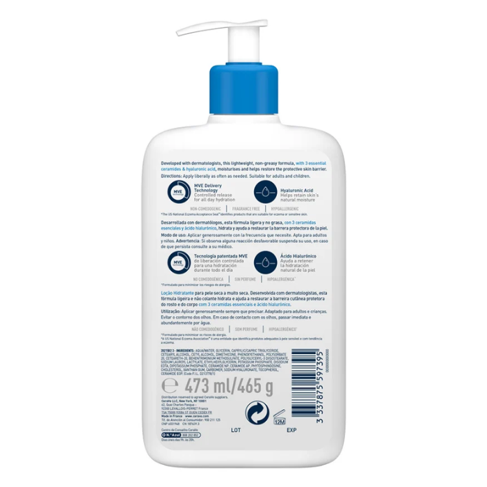 CeraVe Loción Hidratante para Piel Seca - Imagen 2