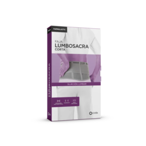 Faja lumbasacra corta doble refuerzo