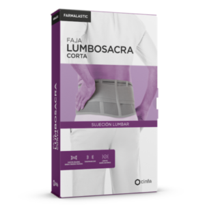 Farmalastic Faja lumbosacra Corta Doble Refuerzo
