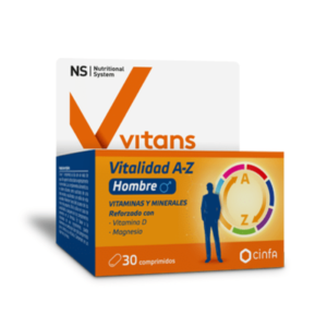 NS Vitans Vitalidad A-Z Hombre 30 comprimidos