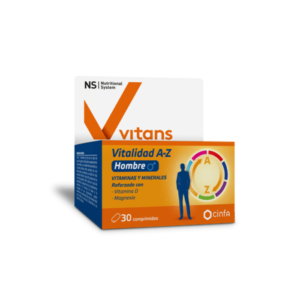 NS Vitans Vitalidad A-Z Hombre 30 comprimidos