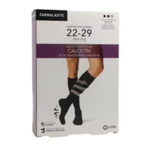 Farmalastic Medias Terapéuticas Calcetín Alta Transpirabilidad 22-29 mmHg