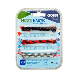 GOIBI Pulsera de citronella Nature Nautic X3