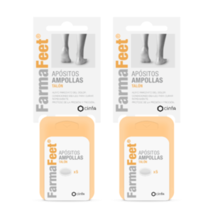 Apósito Ampollas Talón Pack Doble FarmaFeet