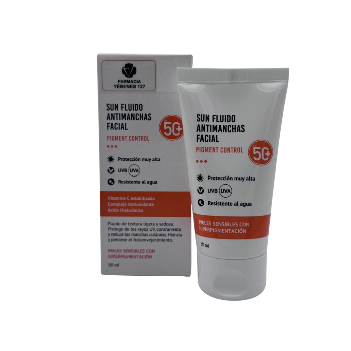 Fluido Antimanchas SPF50+ Farmacia Yébenes 127 - Imagen 2