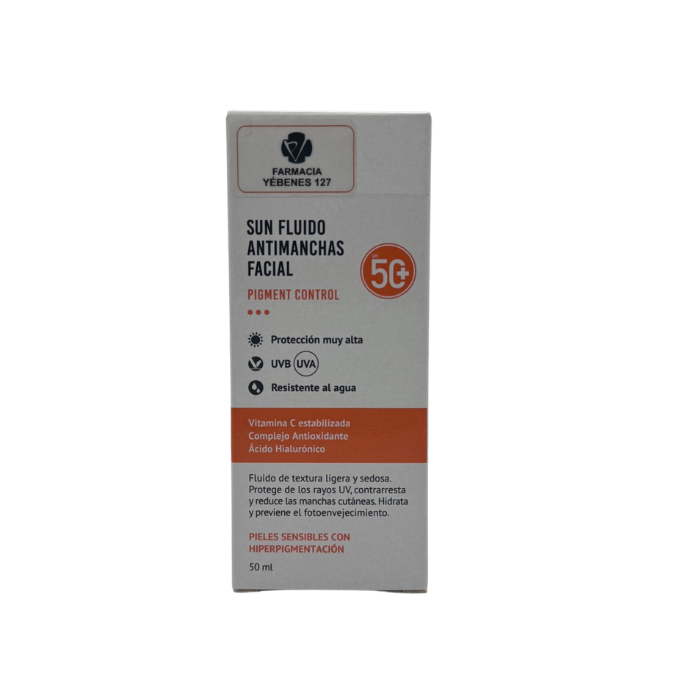 Fluido Antimanchas SPF50+ Farmacia Yébenes 127