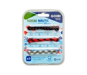 GOIBI Pulsera de citronella Nature Nautic X3