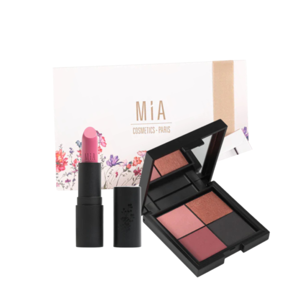 MIA Caja Rose Sombra de Ojos+Labial