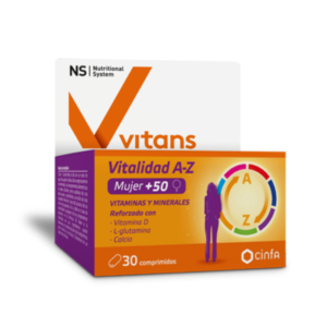 NS Vitalidad A-Z Mujer +50 30 comprimidos