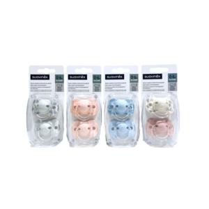 Suavinex Chupete Silicona Fisiológico 0-6M ha sido diseñado para respetar el desarrollo bucodental natural del bebé desde el nacimiento hasta los 6 meses.