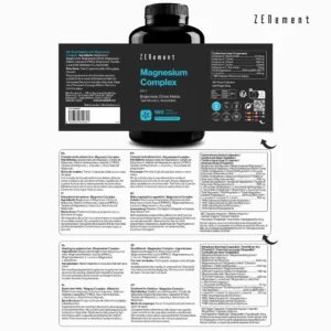 ZENement Magnesio Complex 5 en 1 180 cápsulas veganas - Imagen 5