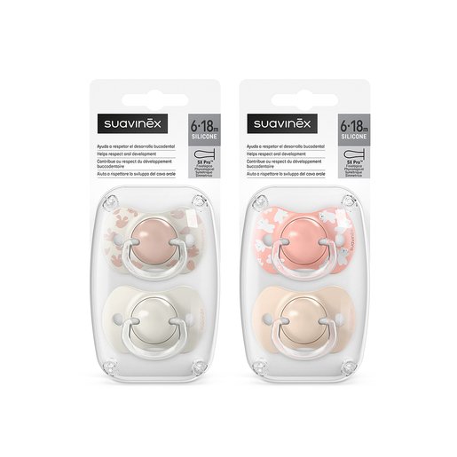 Suavinex Chupete SX Pro Silicona 6-18 meses 2 uds - Imagen 4