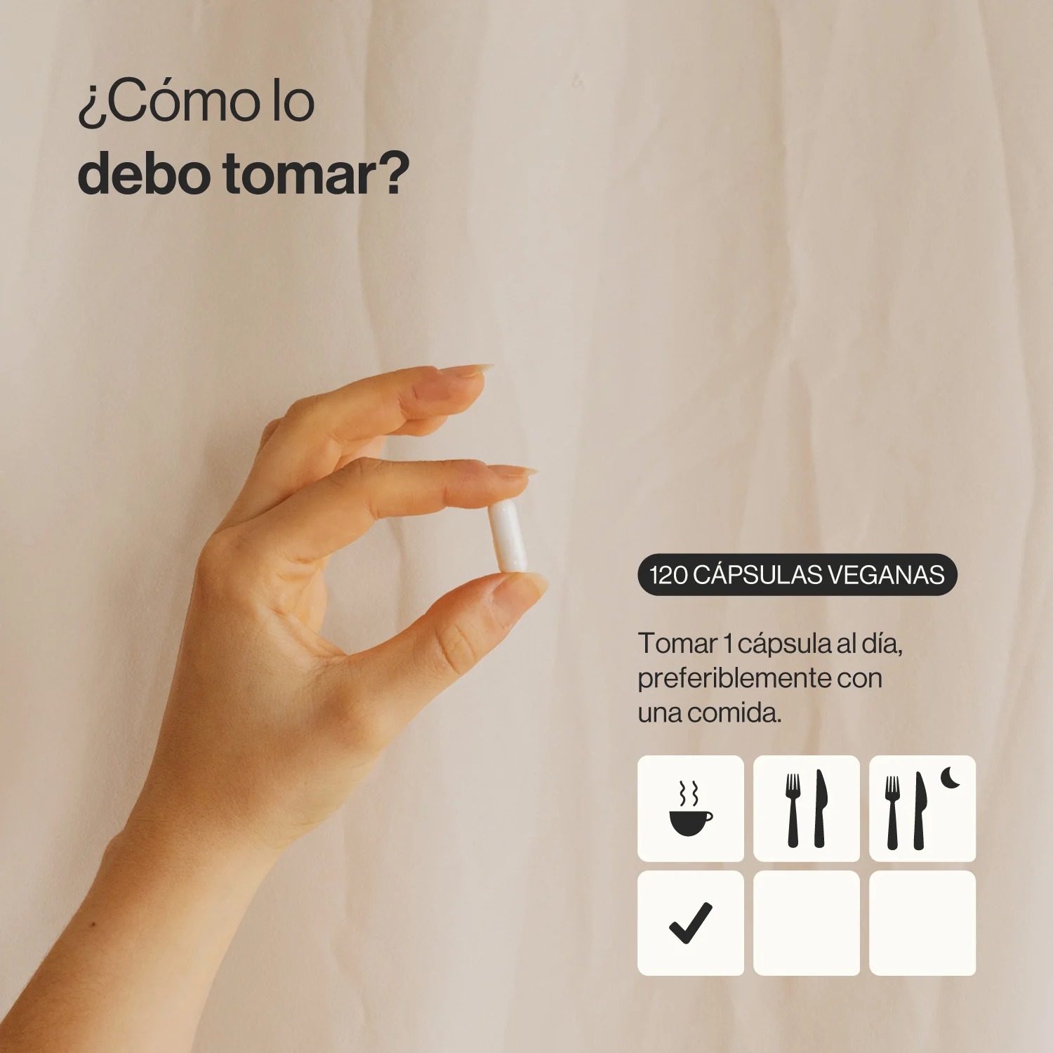 ZENement Ácido Hialurónico 525 mg 120 Cápsulas veganas - Imagen 3