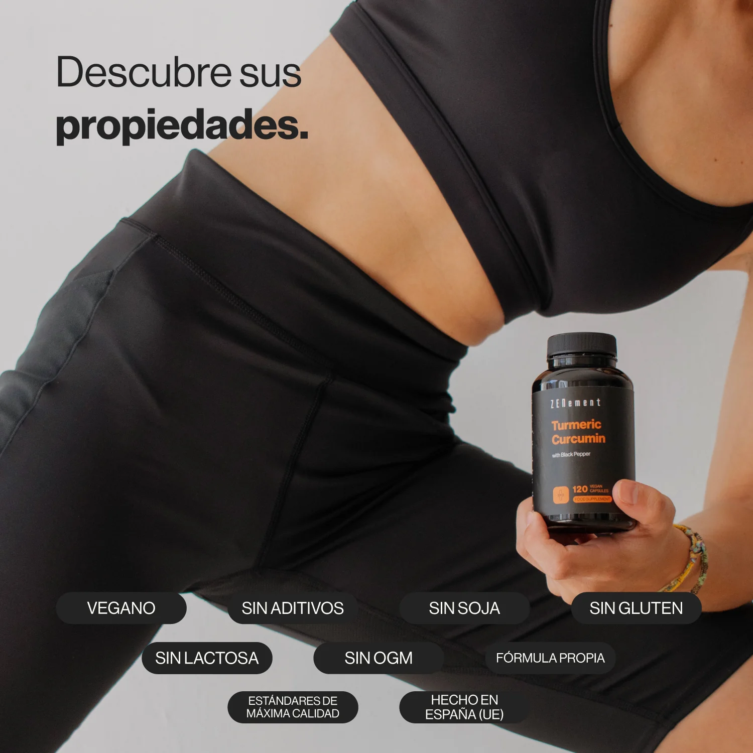 ZENement Extracto de Cúrcuma 120 Cápsulas Veganas - Imagen 2