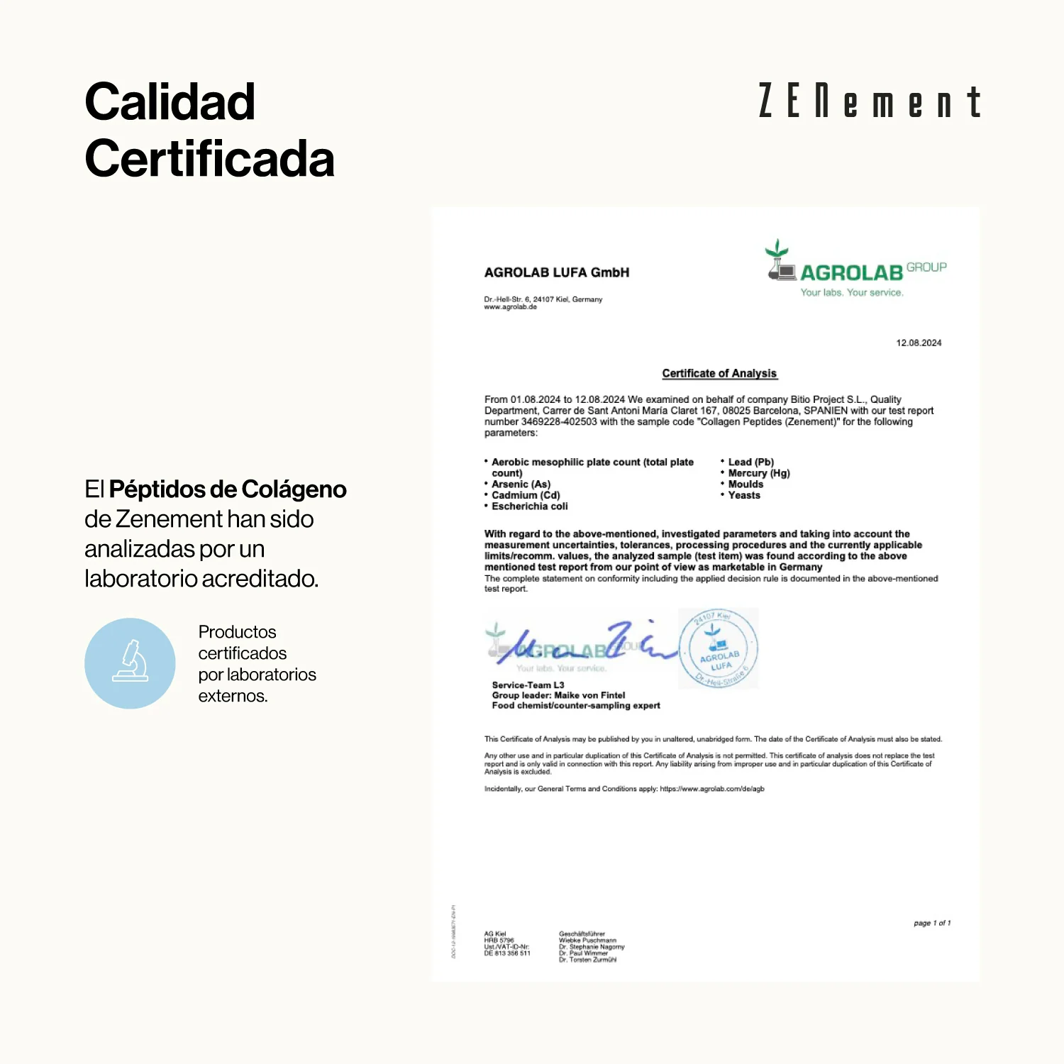 ZENement Péptidos de colágeno 450 gr - Imagen 4