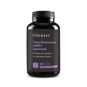 ZENement Trans-Resveratrol y NAD+ Liposomal de Polygonum Cuspidatum - 90 Cápsulas Veganas