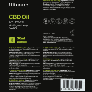 ZENement Aceite de CBD 30 ml - Imagen 4
