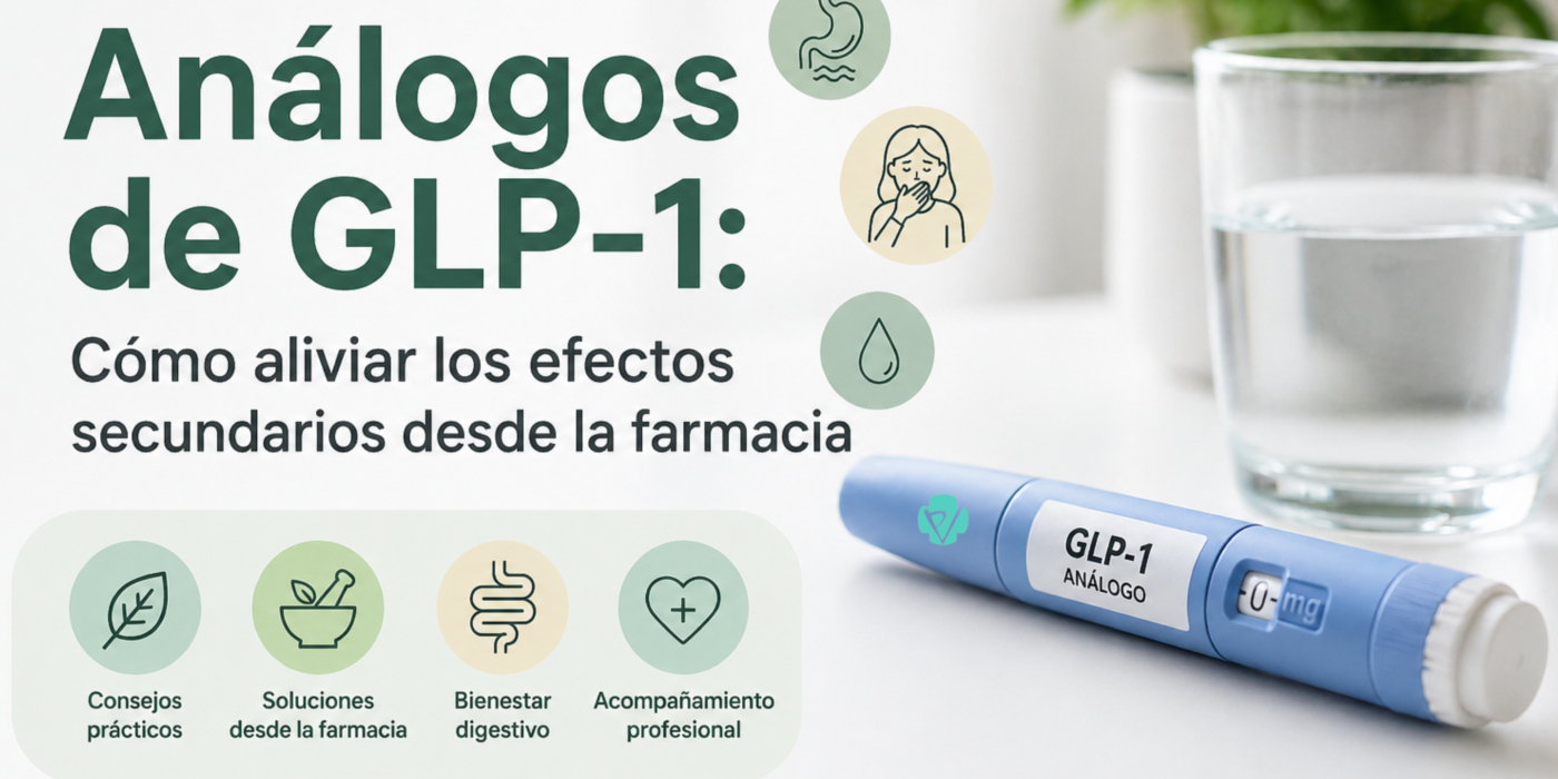 Análogos de GLP-1: Cómo aliviar los efectos secundarios desde la farmacia
