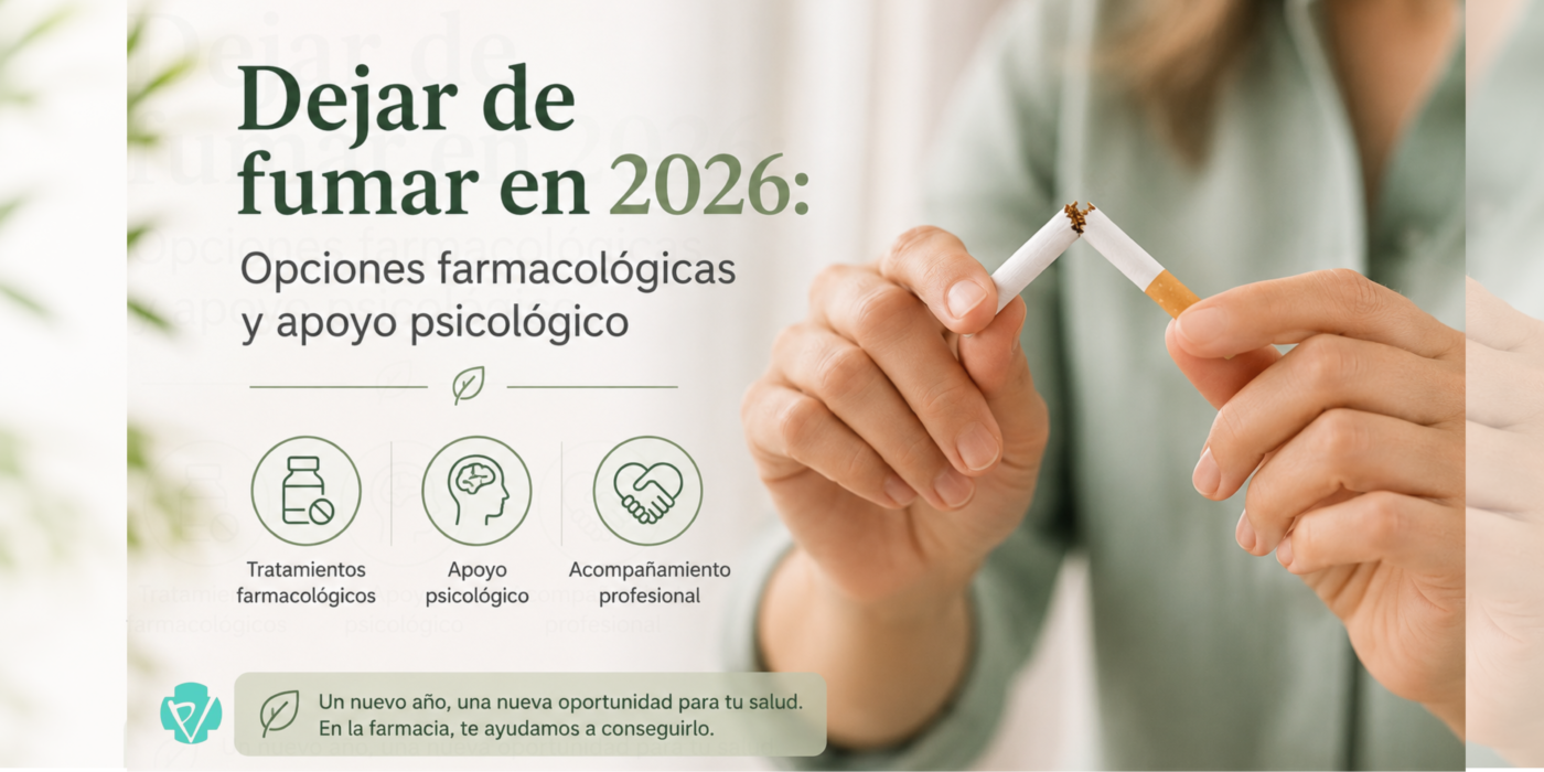 Dejar de fumar en 2026: Opciones farmacológicas y apoyo psicológico