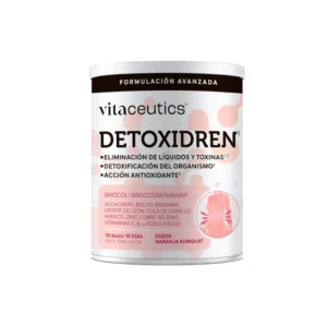 Vitaceutics Detoxidren 200 g complemento detox y drenante con alcachofa, boldo y diente de león. Ayuda a eliminar toxinas y líquidos retenidos.