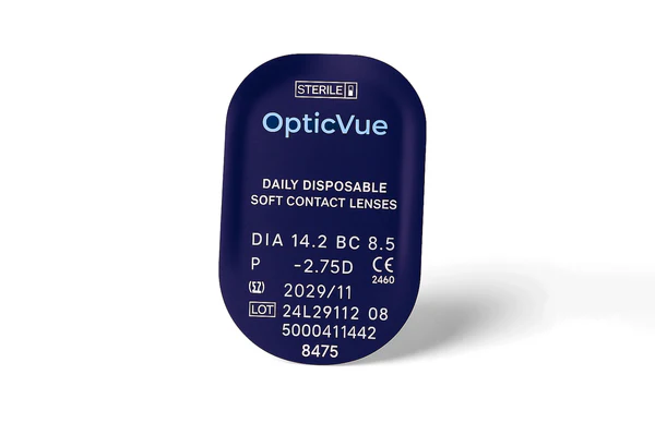 OpticVue Hydroplus Lentillas Diarias miopía Hidrogel - Imagen 2