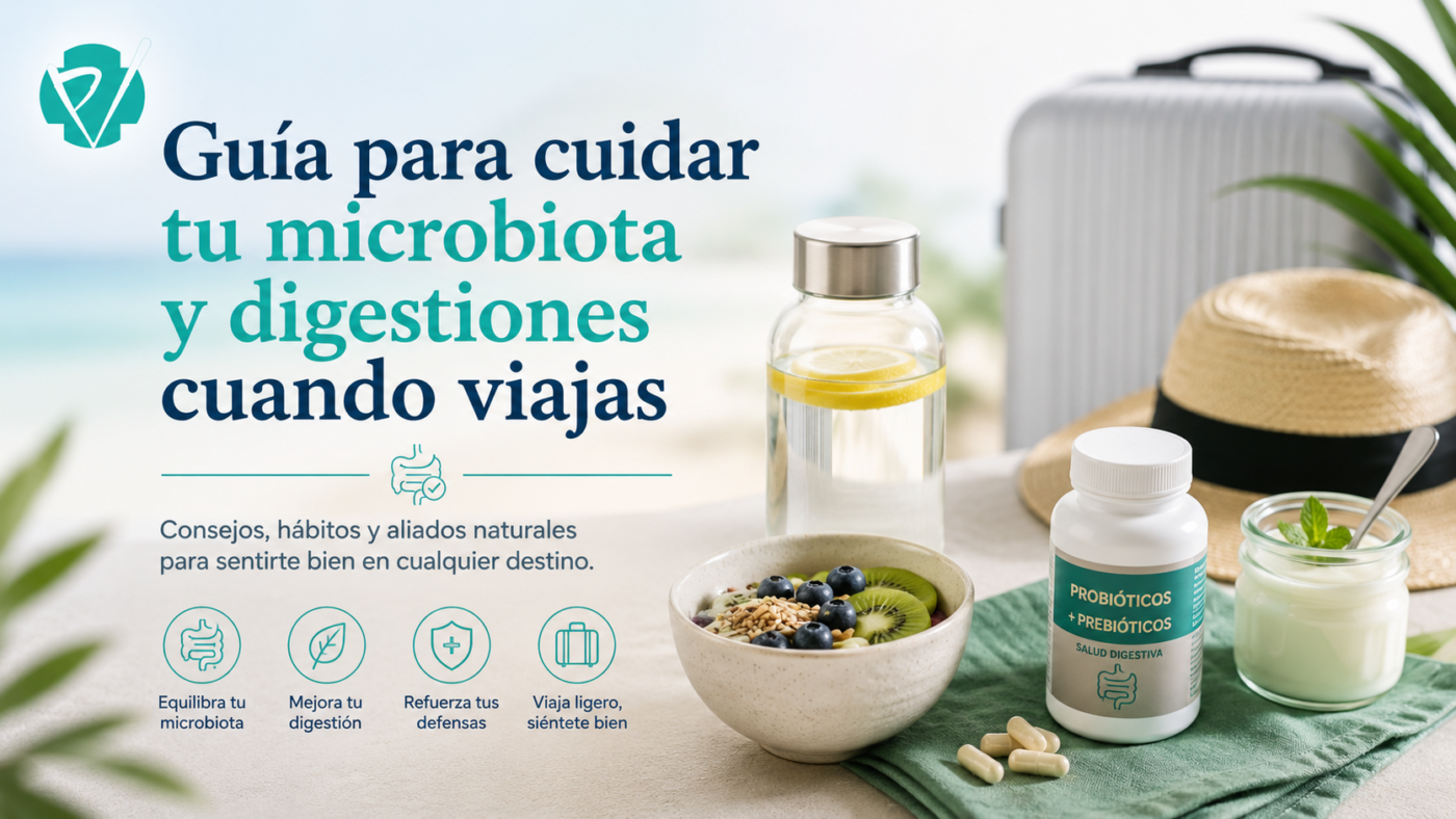 Guía para cuidar tu microbiota y digestiones cuando viajas