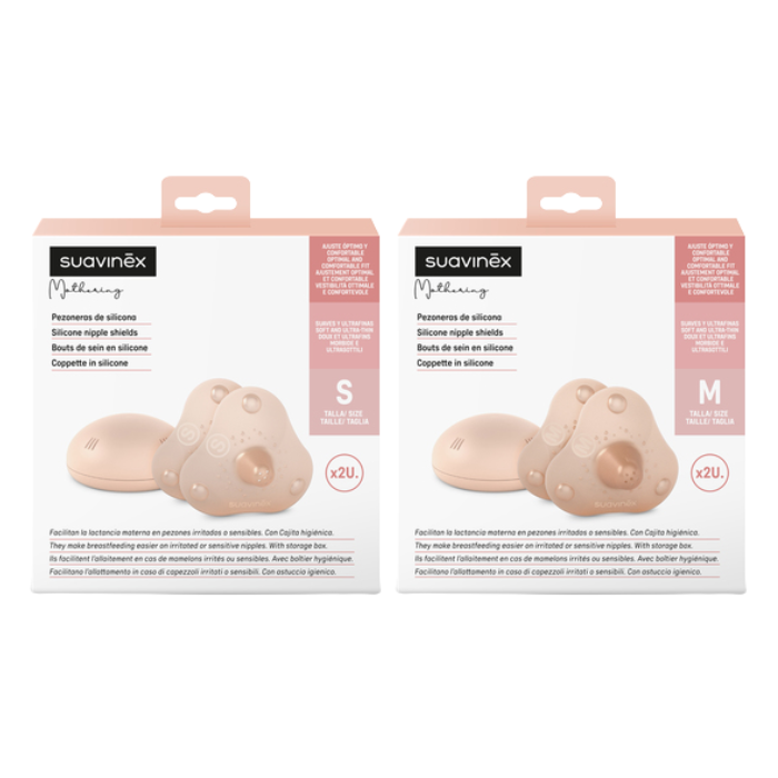 Suavinex Pezoneras de silicona 2 uds