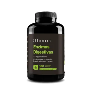 Compra Zenement Enzimas Digestivas 180 Cápsulas. Complemento con 10 enzimas digestivas y calcio que favorece la digestión y ayuda a reducir la sensación de pesadez después de las comidas.