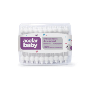 Acofar Baby Bastoncillos de Seguridad 50 uds