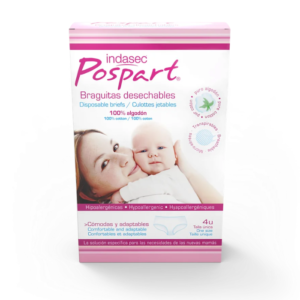 Indasec Pospart Braguitas desechables talla única 4 ud