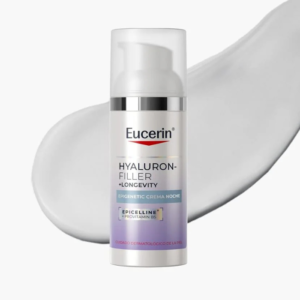 Eucerin Hyaluron-Filler + Longevity Epigenetic Noche: Ciencia Epigenética para la Regeneración Nocturna