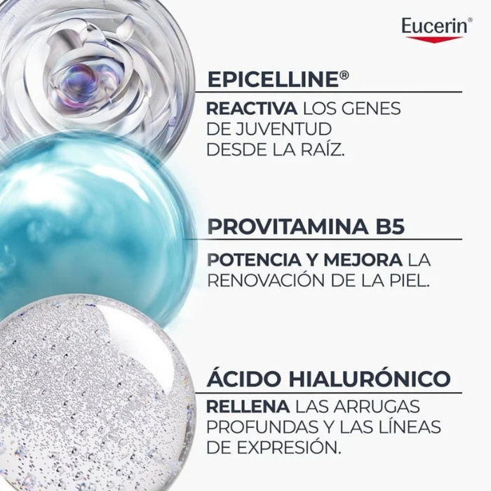 Eucerin Hyaluron-Filler + Longevity Epigenetic Noche 50mL - Imagen 2