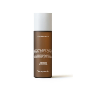 Transparent Lab Strong Exfoliator: Tónico exfoliante químico renovador con mandélico, PHAs y enzimas