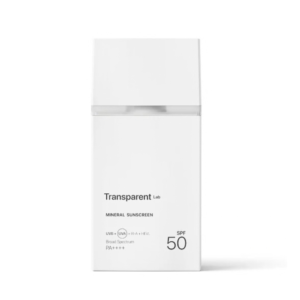 Transparent Lab Mineral Sunscreen SPF 50: Proteccion mineral y alta tolerancia para piel sensible y fragilizada