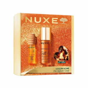 Nuxe Glow Infinito: Cofre de tratamiento iluminador, cuidado labial y accesorio exclusivo